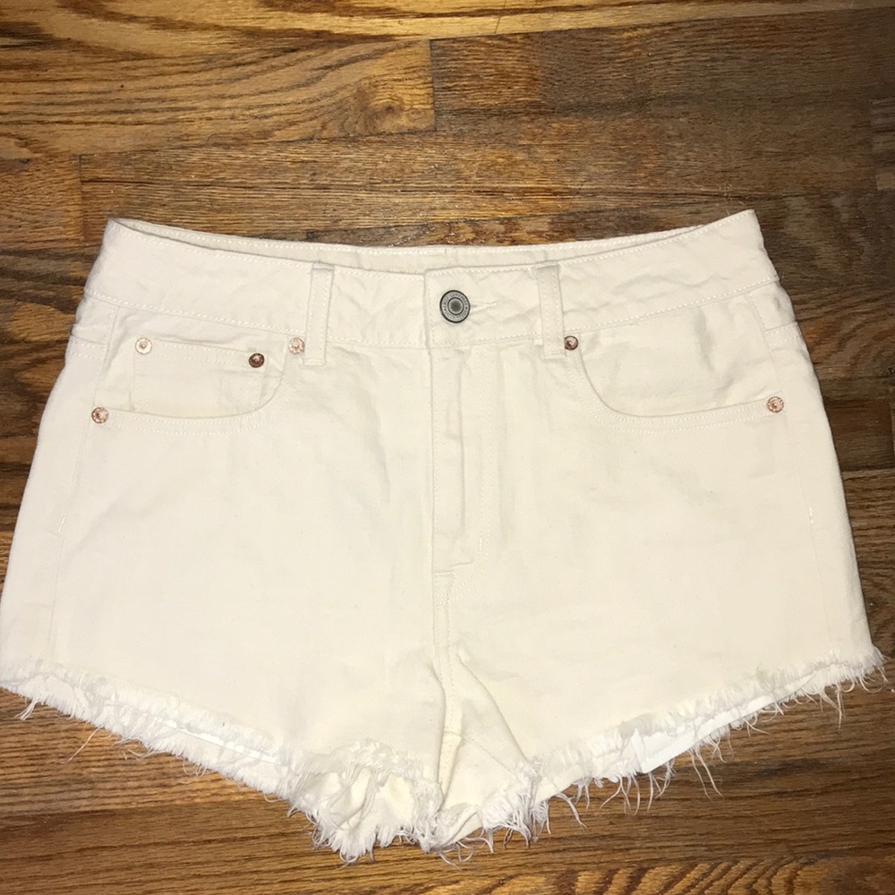 Cream colored shorts